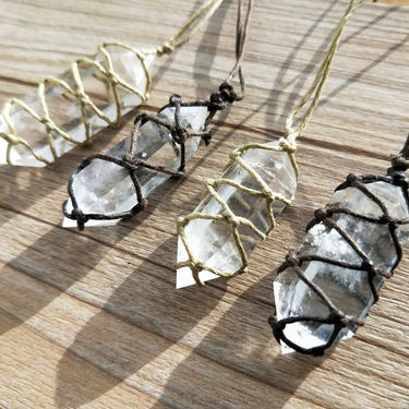 Handmade Natural Crystal Point Necklace-Your Soul Place